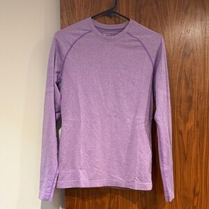 Figs Salta Longsleeve Underscrub Top - Orchid size M